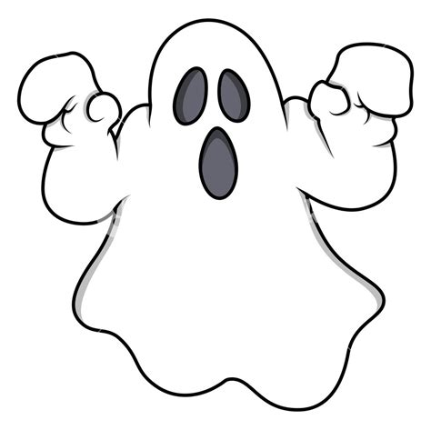Cartoon Ghost - Halloween Vector Illustration Royalty-Free Stock Image ...