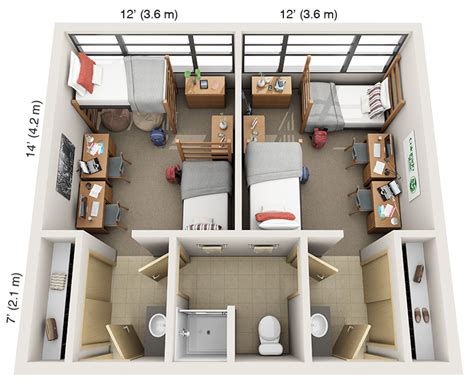 Colorado State University Dorms / Laurel Village Housing Dining Services - Served by air and bus;