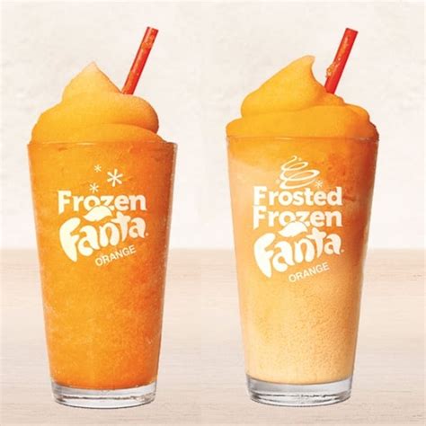 FAST FOOD NEWS: Burger King Frozen Fanta Orange and Frosted Frozen ...