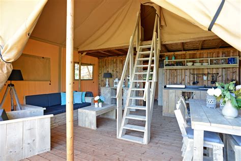 Two Story Tent - Glamping Lodge - Family Camping in 2020 | Tent glamping, Safari tent, Lodges
