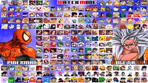 MUGEN ROSTER 2017 [SCREENPACK MUGEN MATCH 2] - 300+ CHARS 200+ STAGES ...