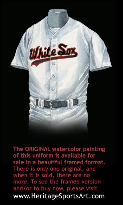 Chicago White Sox Uniform and Team History | Heritage Uniforms and Jerseys and Stadiums - NFL ...