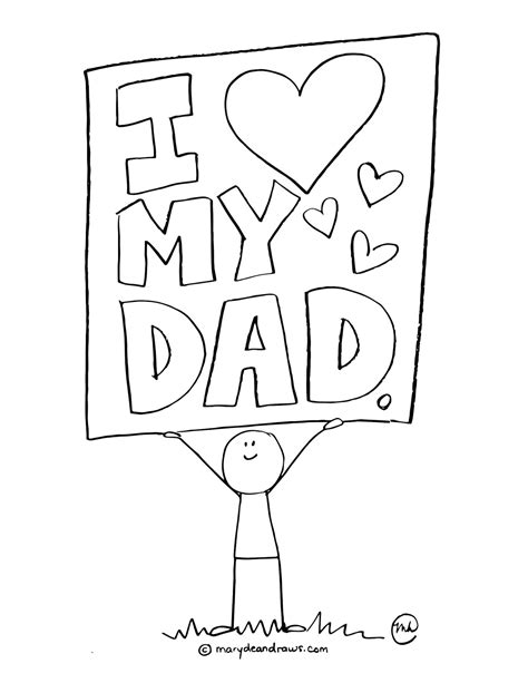 Free Printable Father's Day Coloring Pages