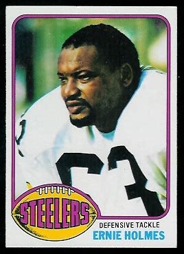 1976 Topps Football Card #9: Ernie Holmes