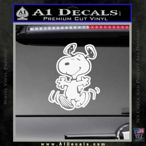 Snoopy Dance Decal Sticker » A1 Decals