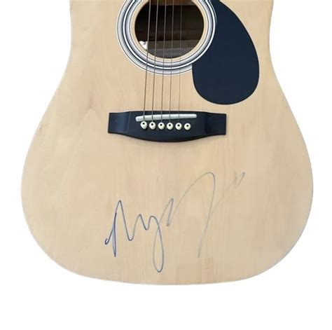 Neil Young Signed Acoustic Guitar - CharityStars