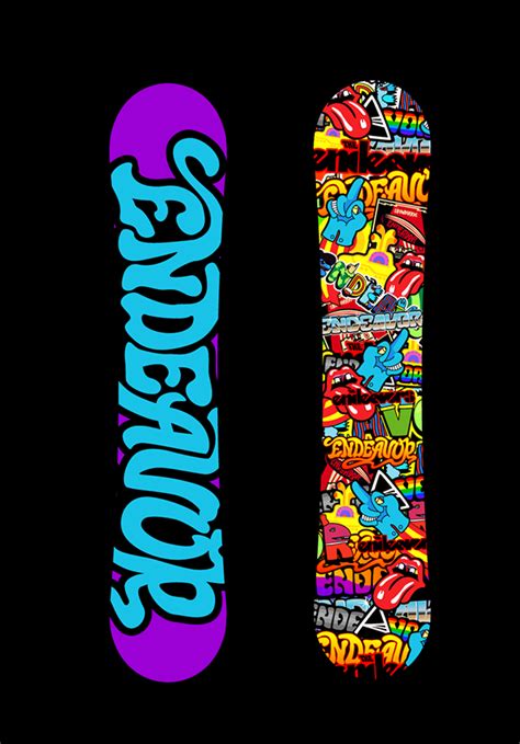 GRAPHICS for ENDEAVOR snowboards company on Behance