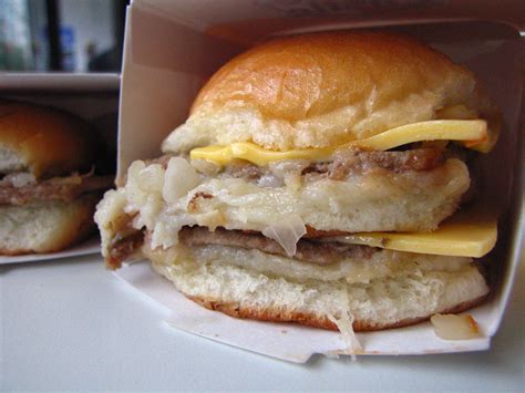 White Castle: One White Castle, One Double Cheeseburger | Flickr