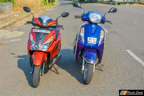 Honda Grazia vs Suzuki Access 125 - Comparison-Shootout-1 - Thrust Zone