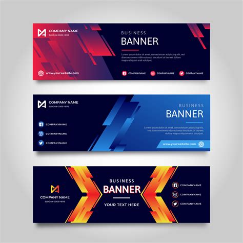 Template Banner Psd Free Download - Printable Templates