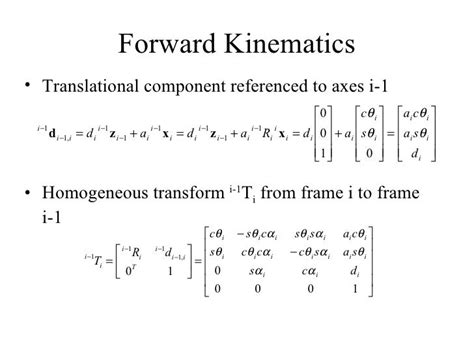 Robotics: Forward and Inverse Kinematics