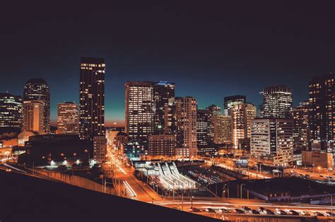 Free Images : horizon, light, skyline, night, building, city ...