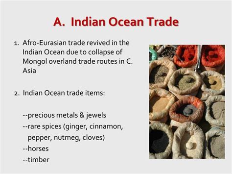 PPT - I. Revival of Indian Ocean Trading System PowerPoint Presentation - ID:5243827