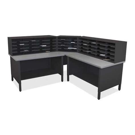 Marvel Mailroom 50 Slot Mailroom Organizer, 2 Storage Shelves UTIL0062 ...