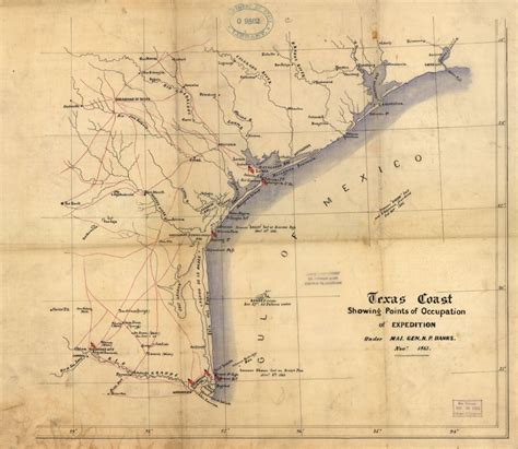 Texas Historical Maps - Perry-Castañeda Map Collection - Ut Library - Texas Civil War Map | Free ...