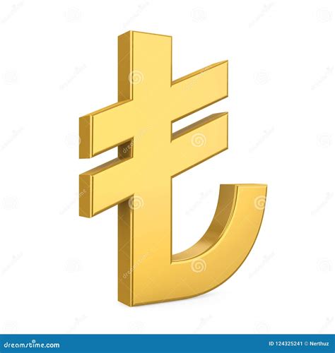 Turkish Lira Symbol Isolated Stock Illustration - Illustration of ...