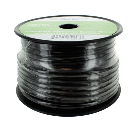 Speaker Wire , 12-Gauge Speaker Wire, GearIT 12AWG (100 Feet / 30.48 Meters) CL-2 Rated In-Wall ...