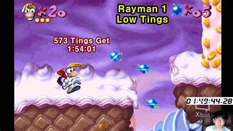 레이맨 573팅 🗿 1:54:01 Rayman 1 Low Tings 573 Tings Get - YouTube