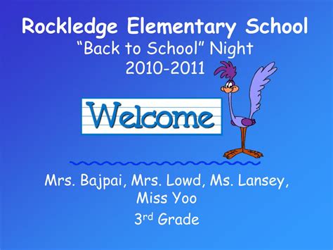 PPT - Rockledge Elementary School “Back to School” Night 2010-2011 PowerPoint Presentation - ID ...