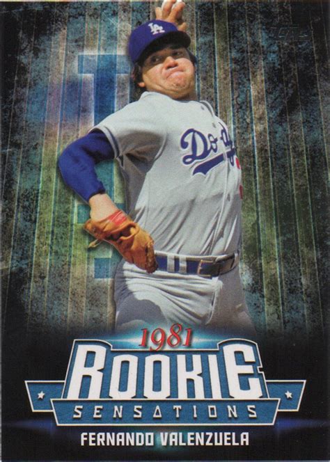 Fernando Valenzuela 2015 Topps Rookie Sensations #RS-10 Los Angeles Dodgers Baseball Card