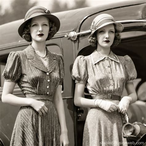 1930s fashion trends Prompts | Stable Diffusion Online