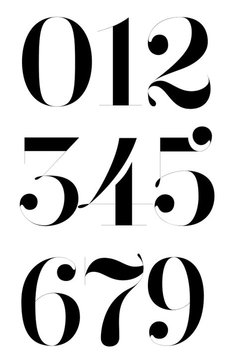 Numbers Images - Cliparts.co | Numbers typography, Typography letters, Graphic design typography