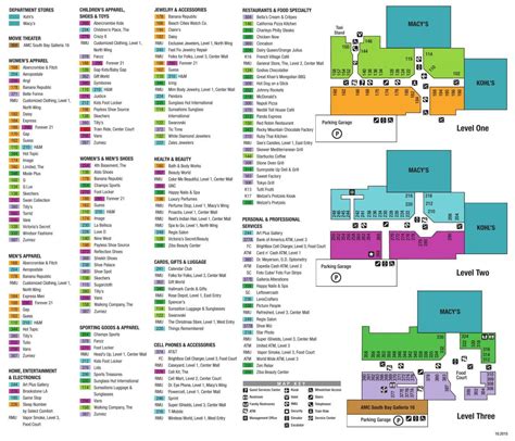 Galleria mall map - Dallas Galleria map (Texas - USA)