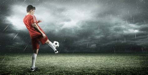 Soccer Rain Stock Photos, Pictures & Royalty-Free Images - iStock