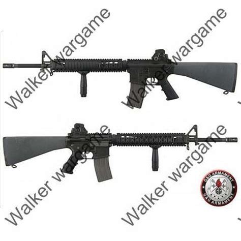 G&G M16A4 Full Metal TR16 R5 Blow Back AEG Airsoft Gun - Black