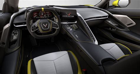 Sky Cool Gray - Strike Yellow Interior for 2021 Corvette is Currently ...