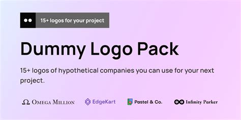 Dummy Logo Pack | Figma