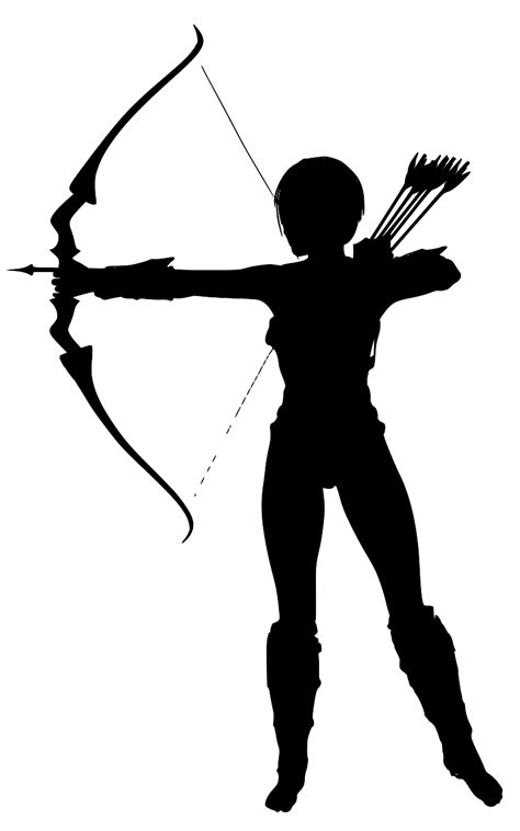 SVG > archery delivering woman elegant - Free SVG Image & Icon. | SVG Silh