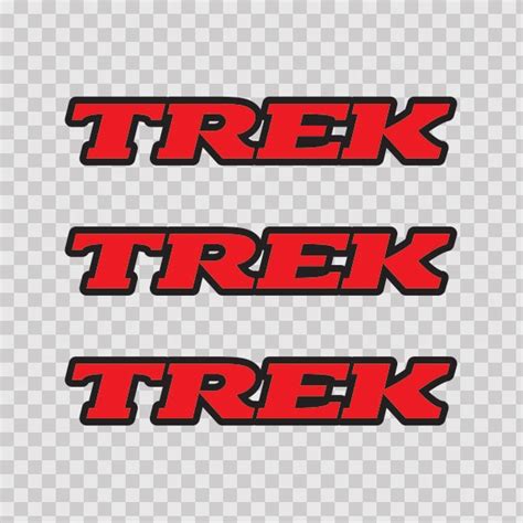 Printed vinyl Trek Mountain Bike Logo | Stickers Factory