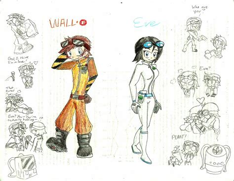 WALL-E and EVE [Human Version] by chrisZ2006 on DeviantArt