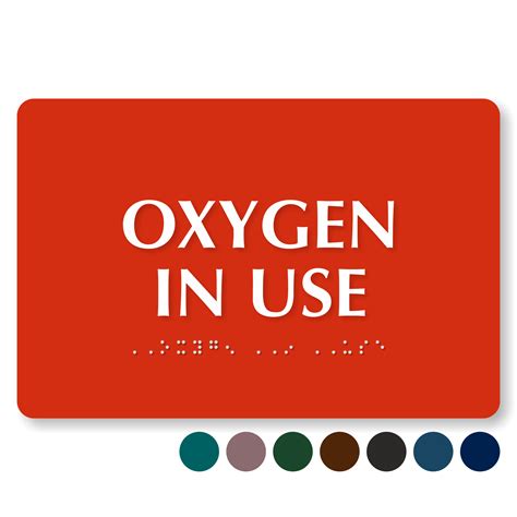 Oxygen in Use Signs - MySafetySign.com