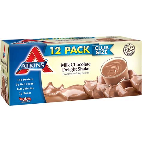 Atkins Ready to Drink Shake, Milk Chocolate Delight (Pack of 12) >>> Visit the image link more ...