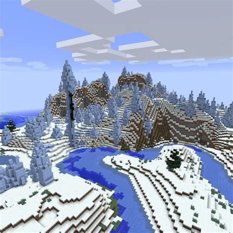 Ice Plain Spikes Biome - Minecraft | Мобильные