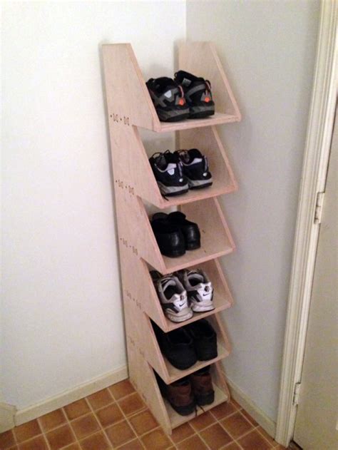 A DIY shoe rack may seem interesting and chic | Interior Design Ideas | AVSO.ORG