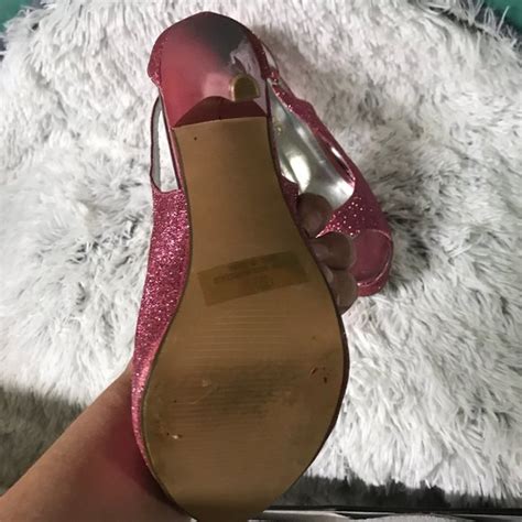 Liliana | Shoes | Liliana Brand Pink Shiny Heels Size 9 | Poshmark