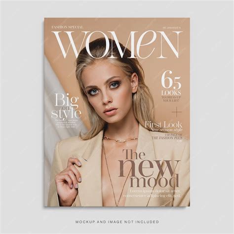 Premium Vector | Fashion Magazine Cover Template in Vector EPS