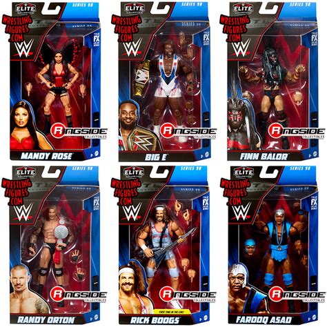 WWE Elite 98 - Complete Set of 6 WWE Toy Wrestling Action Figures by ...