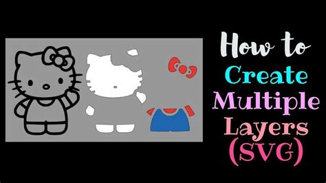 How to create Multiple Layers Multiple Colors | Cricut Design Space Beginner - YouTube | Cricut ...