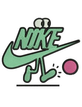 Nike Embroidery Design | Nike Cartoon Logo Embroidery Patterns