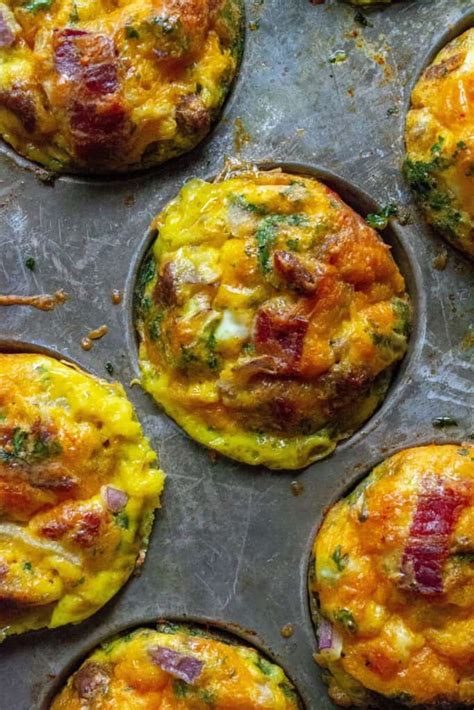 Keto Bacon Egg Muffins | A Wicked Whisk