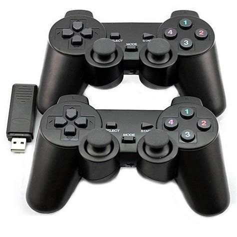 Generic 2.4GHZ Twin Wireless USB PC Game Pad Wireless Twin/Double PC Controllers Game Pads ...