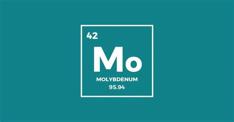 Molybdenum - Unbelievable facts about molybdenum - Blog - Jakefood