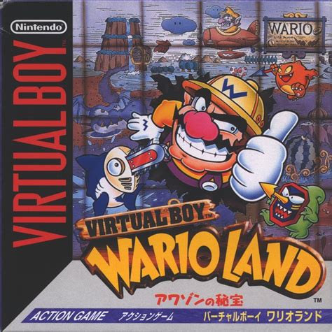 Virtual Boy Wario Land (1995) Virtual Boy box cover art - MobyGames