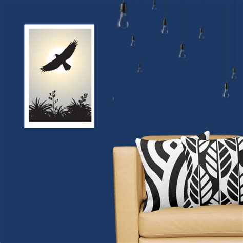 Kahu Bird Photo And Black & White Cushions • KBM D3signs