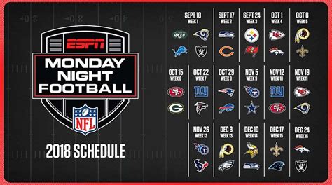 Nfl Schedule Monday Night Football 2024 - Nhl Playoffs 2024 Schedule