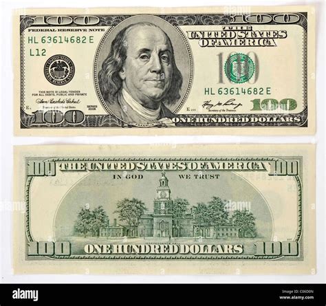 100 U.S. Dollar Banknote - Front and Back